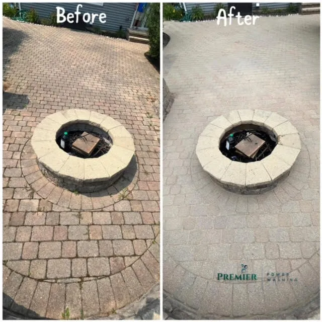 Paver re-leveling results